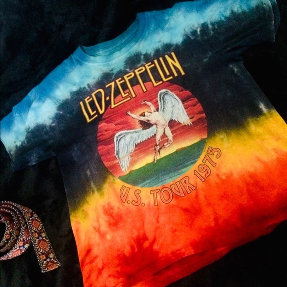 Tops - Tie Dye Led Zeppelin Shirt